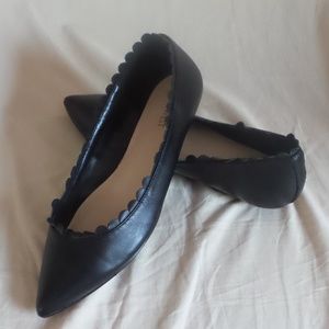 Nine West Black Flats Size 8